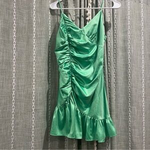 Revolve Green Mini Dress